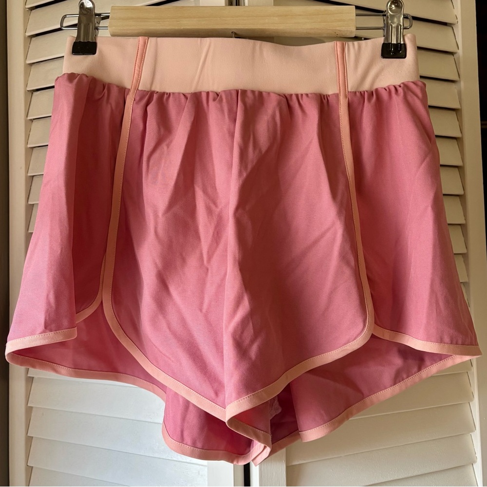 For Love And Lemons Pink Athletic Shorts